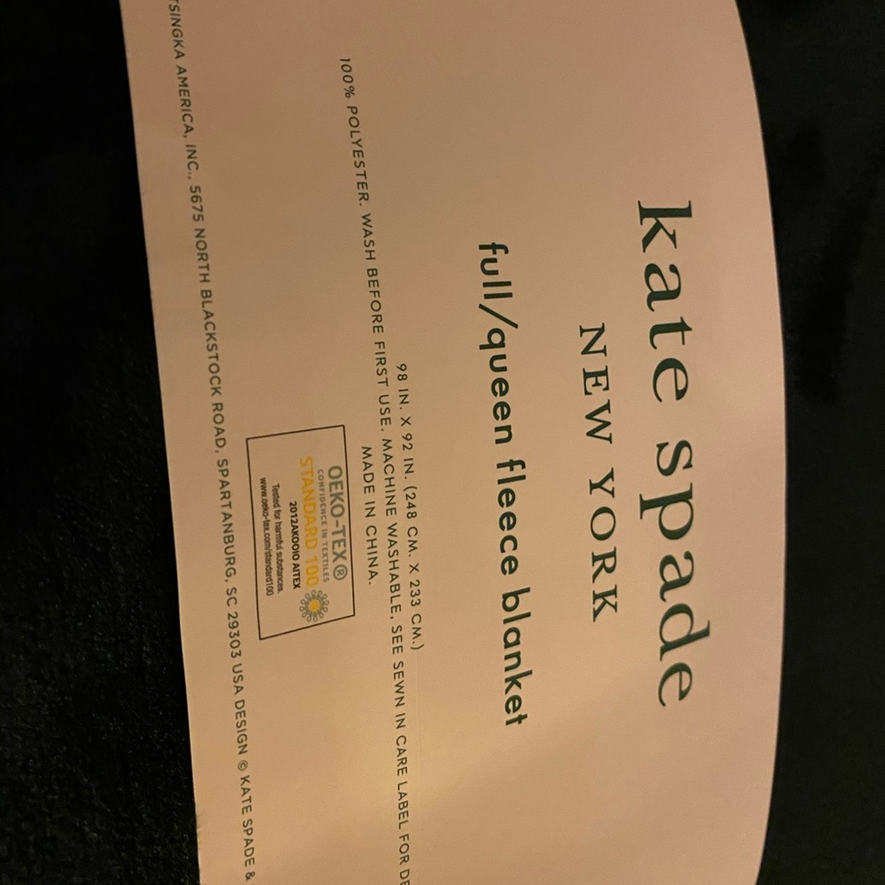 Kate spade♠️ blanket! - Picture 4 of 4